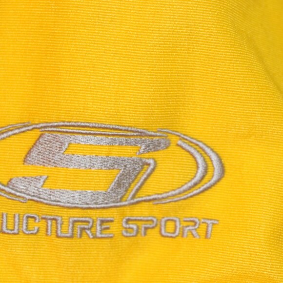 WINTER IS COMING! - Yellow Structure Sport Winter Ski Hooded Jacket Coat - L - Picture 3 of 16